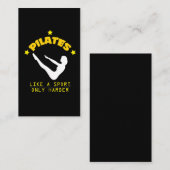 Piloten als een sport, alleen maar lastige controv visitekaartje (Voorkant / Achterkant)