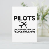 Piloten Bedankkaart (Staand voorkant)