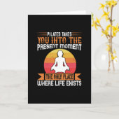 Piloten brengen je naar de plek waar het leven bes kaart (Gele Bloem)