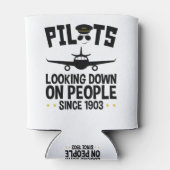 Piloten die sinds 1903 op mensen kijken blikjeskoeler (Achterkant)