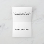 Piloten en liefhebbers van Aviation Birthday Kaart (Binnen)