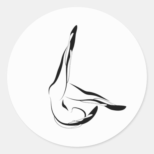 Piloten stellen ronde sticker (Voorkant)