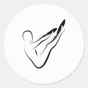 Piloten stellen ronde sticker