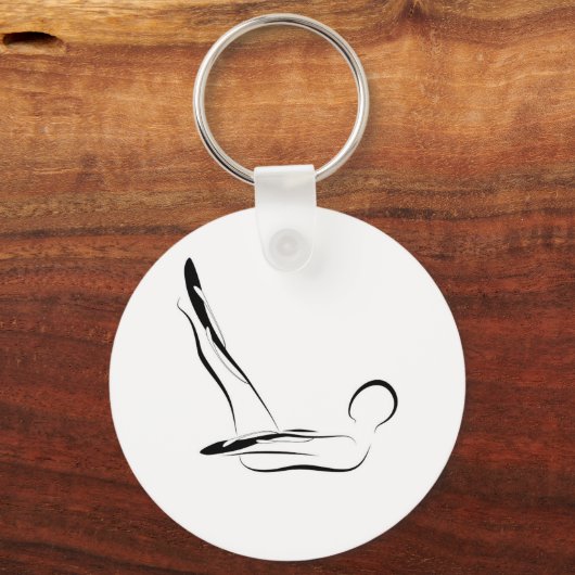 Piloten stellen sleutelhanger (Voorkant)