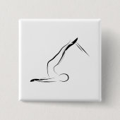 Piloten stellen vierkante button 5,1 cm (Voorkant)