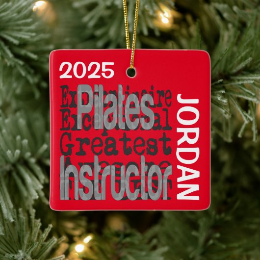 Pilotendocent Extraordinaire CUSTOM Keramisch Ornament (Boom)