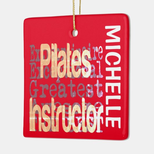 Pilotendocent Extraordinaire CUSTOM Keramisch Ornament (Links)