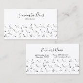 Pilotendocent Visitekaartje van een piloot (Voorkant / Achterkant)