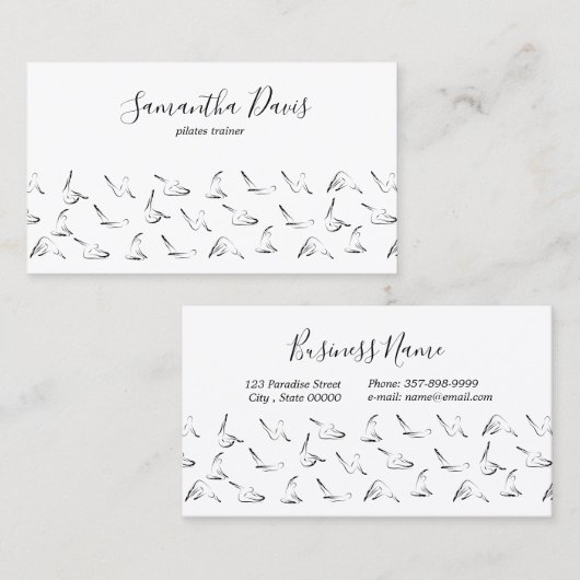 Pilotendocent Visitekaartje van een piloot (Voorkant / Achterkant)