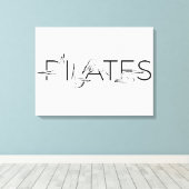 Pilotendoctoraatsbrieven Canvas Afdruk (Insitu (Houten vloer))