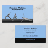 Piloteninstructeur Visitekaartjes Kleur verwisselb (Voorkant / Achterkant)