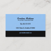 Piloteninstructeur Visitekaartjes Kleur verwisselb (Achterkant)