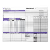 Pilotennavigatielogboek Notitieblok (Voorkant)