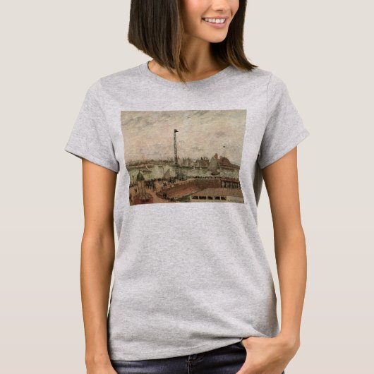 Pilotensteiger, Le Havre, Misty van Camille Pissar T-shirt (Voorkant)