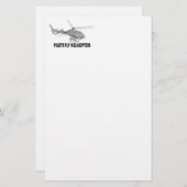 Pilotenvlieghelikopters Briefpapier (Voorkant / Achterkant)