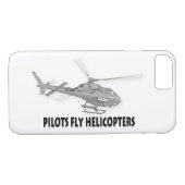 Pilotenvlieghelikopters Case-Mate iPhone Case (Achterkant (Horizontaal))