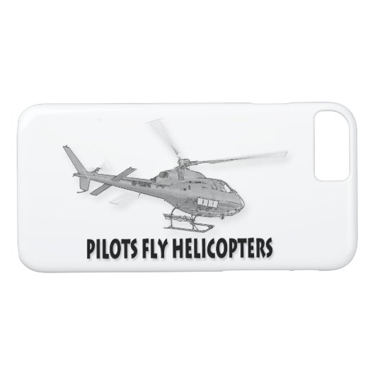 Pilotenvlieghelikopters Case-Mate iPhone Case (Achterkant (Horizontaal))