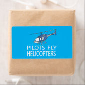 Pilotenvlieghelikopters Etiket (Insitu)