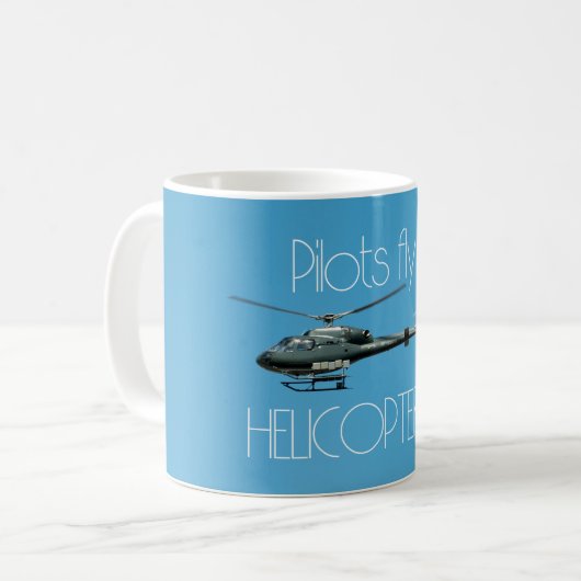 Pilotenvlieghelikopters Koffiemok (Voorkant links)