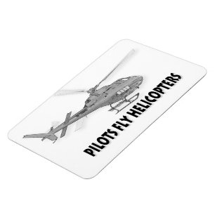 Pilotenvlieghelikopters Magneet