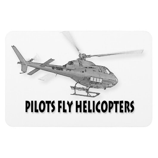 Pilotenvlieghelikopters Magneet (Horizontaal)