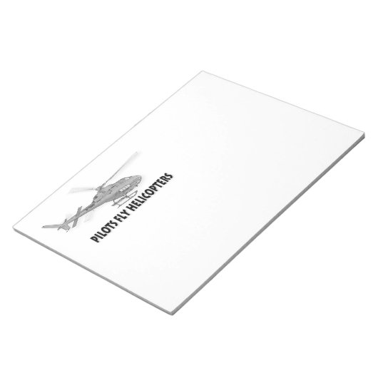 Pilotenvlieghelikopters Notitieblok (Schuin)