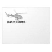 Pilotenvlieghelikopters Notitieblok (Voorkant)
