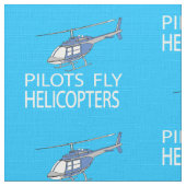 Pilotenvlieghelikopters Stof (Close Up)