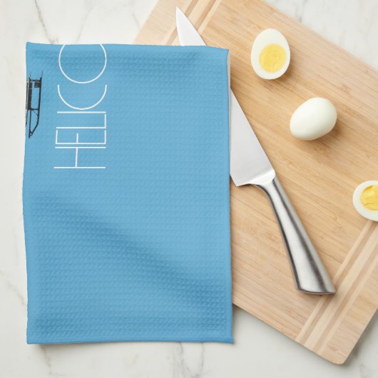 Pilotenvlieghelikopters Theedoek (Quarter Fold)