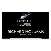 Pilotenvlieghelikopters Visitekaartje Magneet (Voorkant)