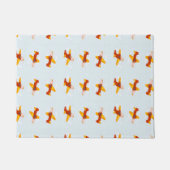 Pilotenvliegtuig in de lucht deurmat (Voorkant)