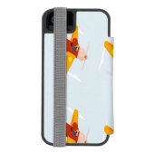 Pilotenvliegtuig in de lucht incipio iPhone portemonnee hoesje (Agenda Achterkant)