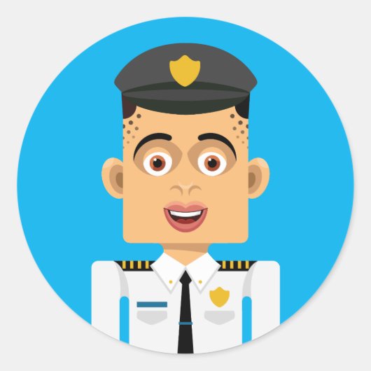 Piloto Ronde Sticker (Voorkant)