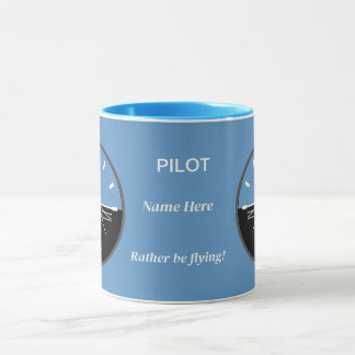 Pilots Attitude Indicator Mug Mok