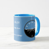 Pilots Attitude Indicator Mug Mok (Voorkant rechts)