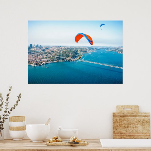 Pilots Flying Over The Bosphorus Poster (Keuken)