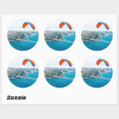 Pilots Flying Over The Bosphorus Ronde Sticker (Vel)