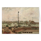 Pilot's Jetty, Le Havre, Misty van Camille Pissarr (Voorkant Horizontaal)
