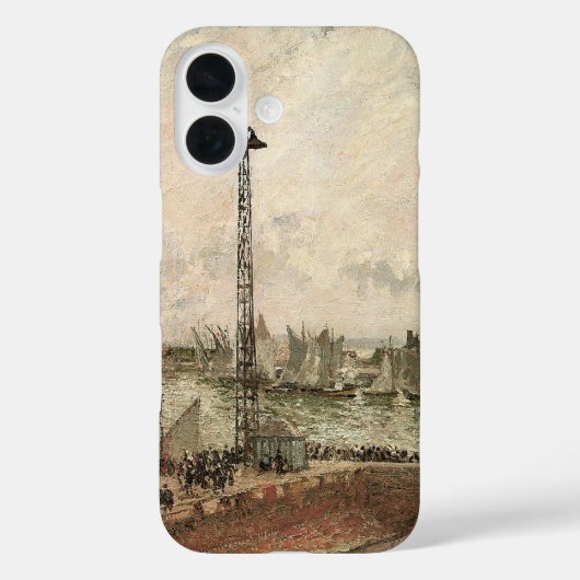 Pilot's Jetty, Le Havre, Misty van Camille Pissarr Case-Mate iPhone Case (Achterkant)
