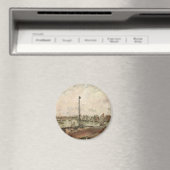 Pilot's Jetty, Le Havre, Misty van Camille Pissarr Magneet (Insitu (Vaatwasser))