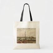 Pilot's Jetty, Le Havre, Misty van Camille Pissarr Tote Bag (Voorkant)