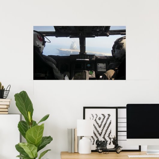 Pilot's Uitzicht Poster (Thuiskantoor)