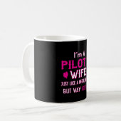 Pilot's vrouw koffiemok (Voorkant links)