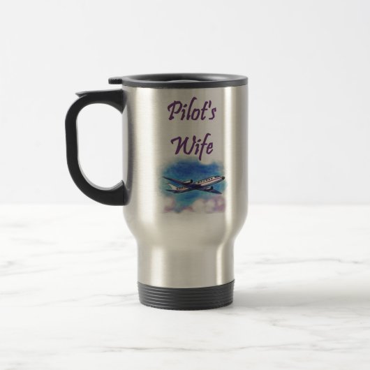 Pilot's Wife Travel Mug Reisbeker (Links)