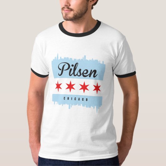 Pilsen Chicago T-shirt (Voorkant)