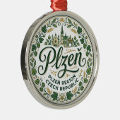 Pilsen Tsjechië Metalen Ornament (Rechts)