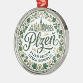 Pilsen Tsjechië Metalen Ornament (Links)