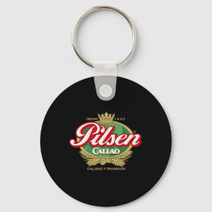 Pilsner Callao bier Merk Peru Peruviaans Voetbal  Sleutelhanger