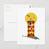 Pilsum Lighthouse Duitsland Briefkaart (Voorkant / Achterkant)