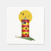 Pilsum Lighthouse Duitsland Servet (Voorkant)